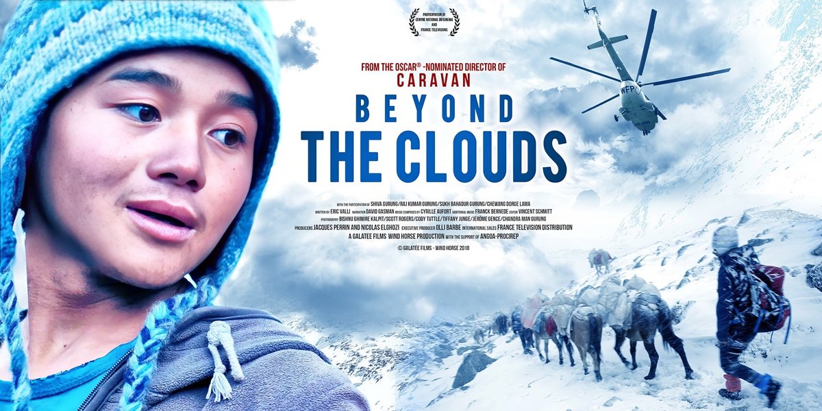 Affiche du film d'Eric Valli , Beyond the clouds